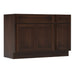 51" Oak Bathroom Vanity Cabinet without Top - 1 Drawer & 3 Doors - HomeBeyond