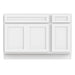 51" Oak Bathroom Vanity Cabinet without Top - 1 Drawer & 3 Doors - HomeBeyond