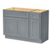 51" Oak Bathroom Vanity Cabinet without Top - 1 Drawer & 3 Doors - HomeBeyond