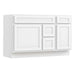 51" Oak Bathroom Vanity Cabinet without Top - 3 Drawers & 2 Doors - HomeBeyond