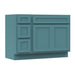 51" Oak Bathroom Vanity Cabinet without Top - 3 Drawers & 2 Doors - HomeBeyond