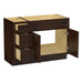51" Oak Bathroom Vanity Cabinet without Top - 3 Drawers & 2 Doors - HomeBeyond