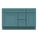 51" Oak Bathroom Vanity Cabinet without Top - 3 Drawers & 2 Doors - HomeBeyond