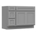51" Oak Bathroom Vanity Cabinet without Top - 3 Drawers & 2 Doors - HomeBeyond