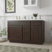 51" Oak Bathroom Vanity Cabinet without Top - 3 Drawers & 2 Doors - HomeBeyond