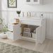 51" Oak Bathroom Vanity Cabinet without Top - 3 Drawers & 2 Doors - HomeBeyond