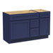 51" Oak Bathroom Vanity Cabinet without Top - 3 Drawers & 2 Doors - HomeBeyond