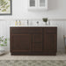 51" Oak Bathroom Vanity Cabinet without Top - 3 Drawers & 2 Doors - HomeBeyond