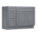51" Oak Bathroom Vanity Cabinet without Top - 3 Drawers & 2 Doors - HomeBeyond