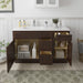 51" Oak Bathroom Vanity Cabinet without Top - 3 Drawers & 2 Doors - HomeBeyond