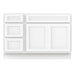 51" Oak Bathroom Vanity Cabinet without Top - 3 Drawers & 2 Doors - HomeBeyond