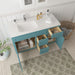 51" Oak Bathroom Vanity Cabinet without Top - 3 Drawers & 2 Doors - HomeBeyond