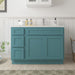 51" Oak Bathroom Vanity Cabinet without Top - 3 Drawers & 2 Doors - HomeBeyond