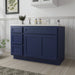 51" Oak Bathroom Vanity Cabinet without Top - 3 Drawers & 2 Doors - HomeBeyond