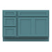 51" Oak Bathroom Vanity Cabinet without Top - 3 Drawers & 2 Doors - HomeBeyond