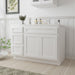 51" Oak Bathroom Vanity Cabinet without Top - 3 Drawers & 2 Doors - HomeBeyond