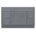 51" Oak Bathroom Vanity Cabinet without Top - 5 Drawers & 1 Door - HomeBeyond
