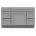 51" Oak Bathroom Vanity Cabinet without Top - 5 Drawers & 1 Door - HomeBeyond