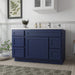 51" Oak Bathroom Vanity Cabinet without Top - 5 Drawers & 1 Door - HomeBeyond
