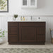 51" Oak Bathroom Vanity Cabinet without Top - 5 Drawers & 1 Door - HomeBeyond