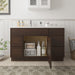 51" Oak Bathroom Vanity Cabinet without Top - 5 Drawers & 1 Door - HomeBeyond