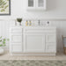 51" Oak Bathroom Vanity Cabinet without Top - 5 Drawers & 1 Door - HomeBeyond