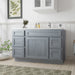 51" Oak Bathroom Vanity Cabinet without Top - 5 Drawers & 1 Door - HomeBeyond