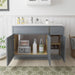 51" Plywood Bathroom Vanity Cabinet without Top - 1 Drawer & 3 Doors - HomeBeyond