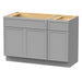 51" Plywood Bathroom Vanity Cabinet without Top - 1 Drawer & 3 Doors - HomeBeyond