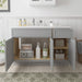 51" Plywood Bathroom Vanity Cabinet without Top - 1 Drawer & 3 Doors - HomeBeyond