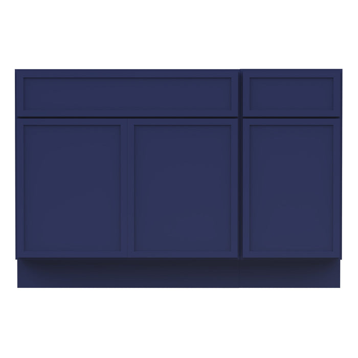 51" Plywood Bathroom Vanity Cabinet without Top - 1 Drawer & 3 Doors - HomeBeyond