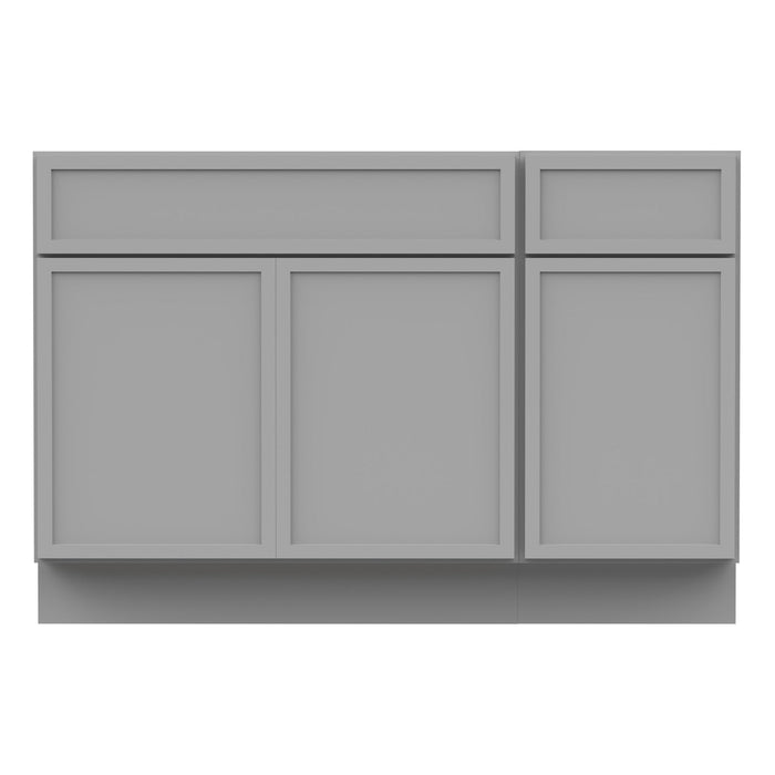 51" Plywood Bathroom Vanity Cabinet without Top - 1 Drawer & 3 Doors - HomeBeyond