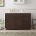 51" Plywood Bathroom Vanity Cabinet without Top - 3 Drawers & 1 Door - HomeBeyond