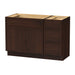 51" Plywood Bathroom Vanity Cabinet without Top - 3 Drawers & 1 Door - HomeBeyond