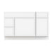 51" Plywood Bathroom Vanity Cabinet without Top - 3 Drawers & 2 Doors - HomeBeyond