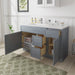51" Plywood Bathroom Vanity Cabinet without Top - 3 Drawers & 2 Doors - HomeBeyond