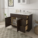 51" Plywood Bathroom Vanity Cabinet without Top - 3 Drawers & 2 Doors - HomeBeyond
