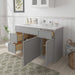 51" Plywood Bathroom Vanity Cabinet without Top - 3 Drawers & 2 Doors - HomeBeyond