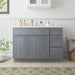 51" Plywood Bathroom Vanity Cabinet without Top - 3 Drawers & 2 Doors - HomeBeyond