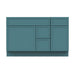 51" Plywood Bathroom Vanity Cabinet without Top - 3 Drawers & 2 Doors - HomeBeyond