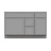 51" Plywood Bathroom Vanity Cabinet without Top - 3 Drawers & 2 Doors - HomeBeyond