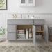 51" Plywood Bathroom Vanity Cabinet without Top - 3 Drawers & 2 Doors - HomeBeyond