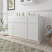 51" Plywood Bathroom Vanity Cabinet without Top - 3 Drawers & 2 Doors - HomeBeyond