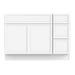 51" Plywood Bathroom Vanity Cabinet without Top - 3 Drawers & 2 Doors - HomeBeyond