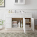 51" Plywood Bathroom Vanity Cabinet without Top - 3 Drawers & 2 Doors - HomeBeyond