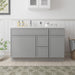 51" Plywood Bathroom Vanity Cabinet without Top - 3 Drawers & 2 Doors - HomeBeyond