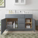 51" Plywood Bathroom Vanity Cabinet without Top - 3 Drawers & 2 Doors - HomeBeyond