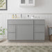 51" Plywood Bathroom Vanity Cabinet without Top - 5 Drawers & 1 Door - HomeBeyond