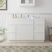 51" Plywood Bathroom Vanity Cabinet without Top - 5 Drawers & 1 Door - HomeBeyond