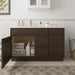 51" Plywood Bathroom Vanity Cabinet without Top - 5 Drawers & 1 Door - HomeBeyond